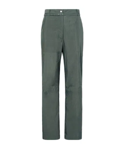Philosophy Di Lorenzo Serafini Double Belt Loop Casual Pants In Green