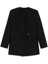 Philosophy Di Lorenzo Serafini Double-breasted Blazer In Black