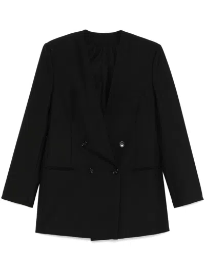 Philosophy Di Lorenzo Serafini Double-breasted Blazer In Black