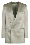 Philosophy Di Lorenzo Serafini Double Breasted Blazer In Green