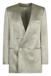 Philosophy Di Lorenzo Serafini Double Breasted Blazer In Green