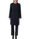 Philosophy Di Lorenzo Serafini Double Breasted Women's Jacket In Grey