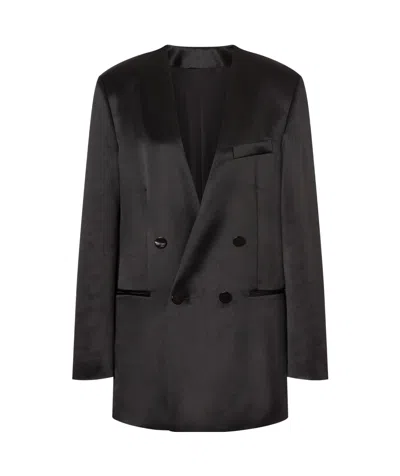 Philosophy Di Lorenzo Serafini Double-breasted Jacket In Black
