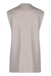 Philosophy Di Lorenzo Serafini Double-breasted Waistcoat For Women In Grey