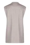 Philosophy Di Lorenzo Serafini Double-breasted Waistcoat For Women In Grey
