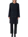 Philosophy Di Lorenzo Serafini Double Breasted Women's Jacket In Gray