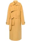 Philosophy Di Lorenzo Serafini Double-breasted Wool Coat In Neutrals