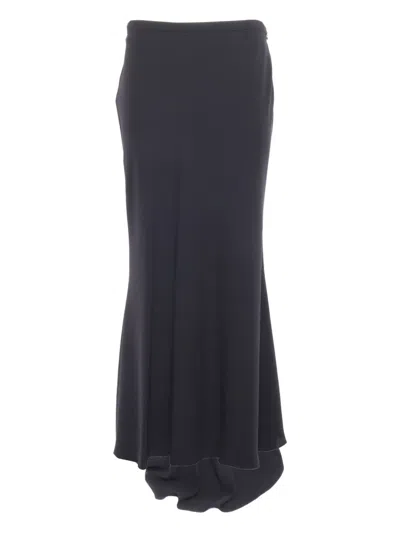 PHILOSOPHY DI LORENZO SERAFINI DRAPED ASYMMETRICAL SKIRT
