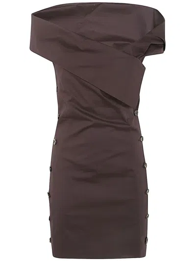 Philosophy Di Lorenzo Serafini Draped In Brown