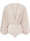 Philosophy Di Lorenzo Serafini Draped-sleeve Top In Pink