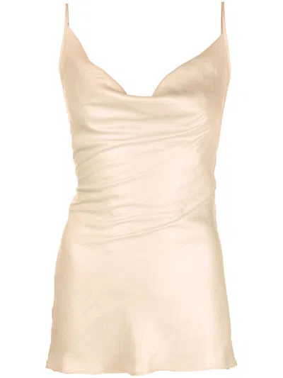 Philosophy Di Lorenzo Serafini Draped Tank Top In Neutrals