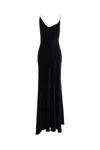 Philosophy Di Lorenzo Serafini Cowl-neck Velvet Long Dress In 0555