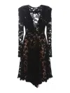 Philosophy Di Lorenzo Serafini Dress Philosophy Devoré Made Of Jersey In Black