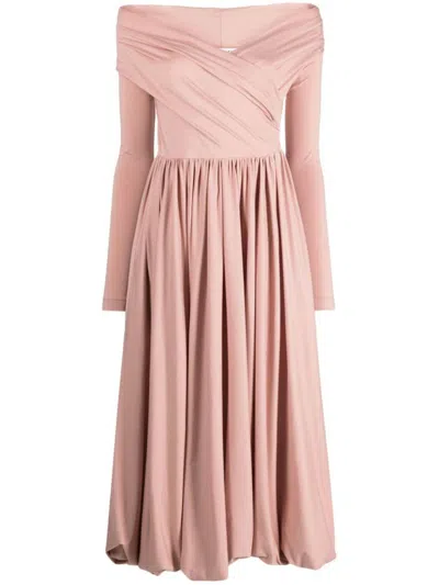 Philosophy Di Lorenzo Serafini Pleated Pink Dress