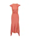 Shop Philosophy Di Lorenzo Serafini Dress Curls In Pink