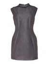 Philosophy Di Lorenzo Serafini Panelled Mini Dress In Gray