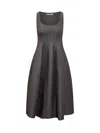 Philosophy Di Lorenzo Serafini Dress In Scuba Light In Gray