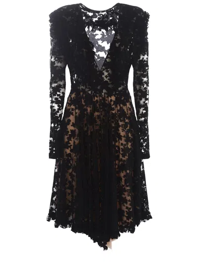 Philosophy Di Lorenzo Serafini Dress Philosophy Devoré Made Of Jersey In Black