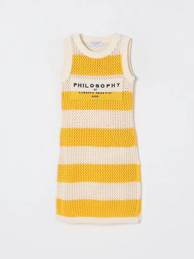 Philosophy Di Lorenzo Serafini Dress  Kids Color Yellow In Yellow