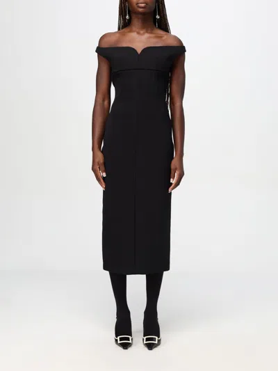 PHILOSOPHY DI LORENZO SERAFINI DRESS PHILOSOPHY DI LORENZO SERAFINI WOMAN COLOR BLACK,F91328002