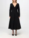 Philosophy Di Lorenzo Serafini Double Crepe Dress In Schwarz
