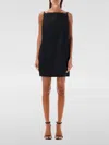 Philosophy Di Lorenzo Serafini Belt Detail Mini Dress In Schwarz