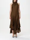 Philosophy Di Lorenzo Serafini Dress Woman In Brown