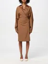 Philosophy Di Lorenzo Serafini Dress  Woman Color Brown In Braun