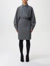 Shop Philosophy Di Lorenzo Serafini Dress  Woman Color Charcoal