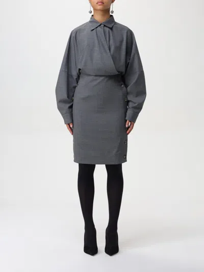 Shop Philosophy Di Lorenzo Serafini Dress  Woman Color Charcoal