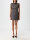 Philosophy Di Lorenzo Serafini Panelled Mini Dress In Grau