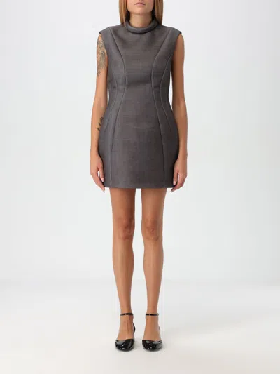 PHILOSOPHY DI LORENZO SERAFINI DRESS PHILOSOPHY DI LORENZO SERAFINI WOMAN COLOR GREY,F80999020