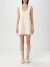Philosophy Di Lorenzo Serafini Sleeveless Dress In Yellow Cream
