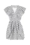 Philosophy Di Lorenzo Serafini Printed Baloon Dress With Ruffles In Multicolor