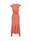 Shop Philosophy Di Lorenzo Serafini Dress Curls In Pink