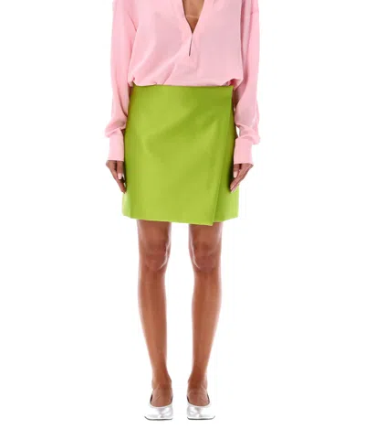 Philosophy Di Lorenzo Serafini Duchesse Mini Skirt In Green