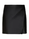 Philosophy Di Lorenzo Serafini Minigonna In Raso Nero Donna In Black
