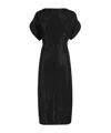 PHILOSOPHY DI LORENZO SERAFINI EMBELLISHED SHORT-SLEEVED DRESS