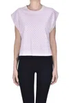 Philosophy Di Lorenzo Serafini Crew Neck T-shirt In Pale Pink