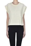 Philosophy Di Lorenzo Serafini Embellished T-shirt In Yellow