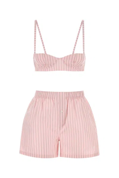 PHILOSOPHY DI LORENZO SERAFINI EMBROIDERED POPLIN SET