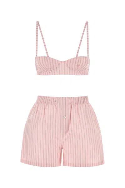 Philosophy Di Lorenzo Serafini Embroidered Poplin Set For Women In Fantasiarosa