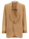 Philosophy Di Lorenzo Serafini Lapel Blazer With Sleeves And Pockets In Brown