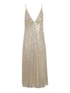 Philosophy Di Lorenzo Serafini Wrap Dress With Sequin Embellishment In Crema