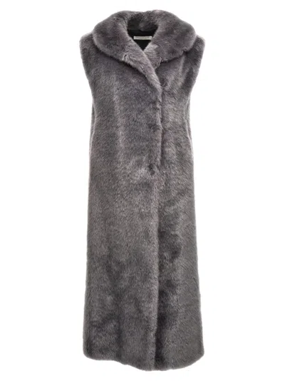 PHILOSOPHY DI LORENZO SERAFINI PHILOSOPHY DI LORENZO SERAFINI EXTRA LONG FAUX FUR VEST