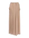 Philosophy Di Lorenzo Serafini Bow Maxi Skirts Elastic Waistband In Neutral