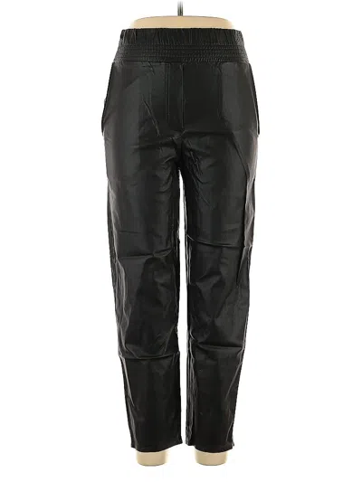 Pre-owned Philosophy Di Lorenzo Serafini Faux Leather Pants In Black