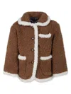 Philosophy Di Lorenzo Serafini Faux-shearling Jacket In Brown