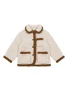 Philosophy Di Lorenzo Serafini Faux-shearling Jacket In Neutrals