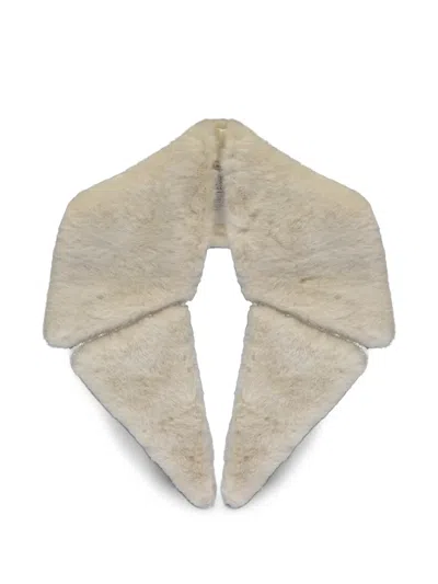 Philosophy Di Lorenzo Serafini Faux-fur Scarf In Neutral